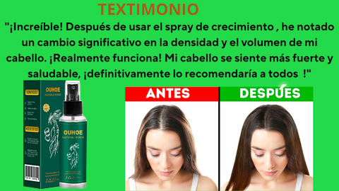 OUHOE - SPRAY CAPILAR PARA CAIDA DE CABELLO